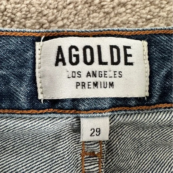 AGOLDE Riley High Rise Straight Crop Jeans - Picture 6 of 15